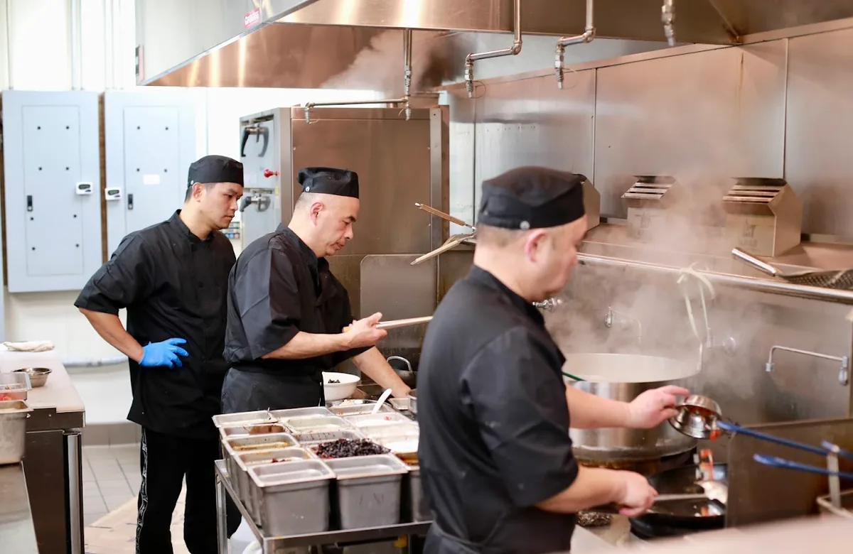 Tian Bistro kitchen team